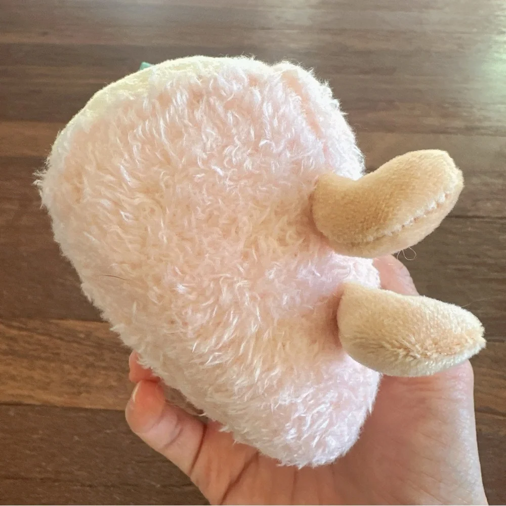 Pink Cake Slice Plush Keychain Kawaii Dessert Plush Bag Charm Cute Gift New